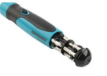 Отвертка реверсивная с битами Gross. Механизм SmartPush mini 11 шт, CrMo  картинка